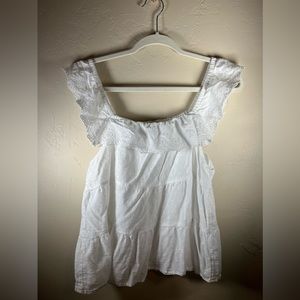 White summer blouse